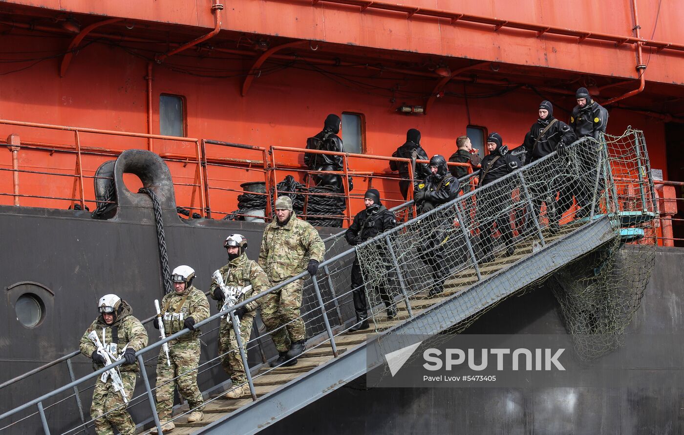 National Guard drill in Murmansk