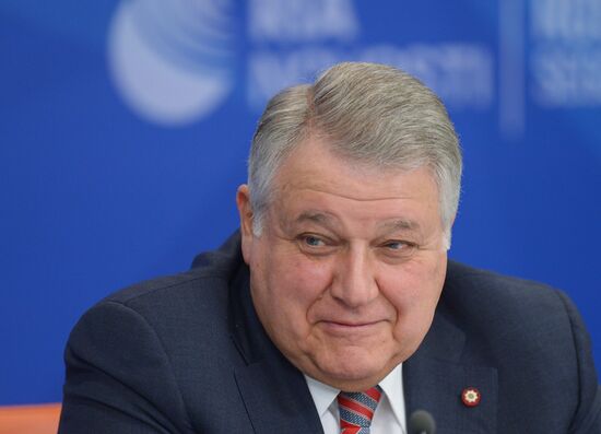 News conference by Kurchatov Institute President Mikhail Kovalchuk