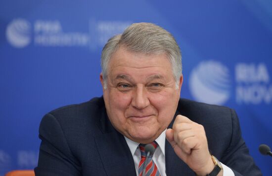 News conference by Kurchatov Institute President Mikhail Kovalchuk