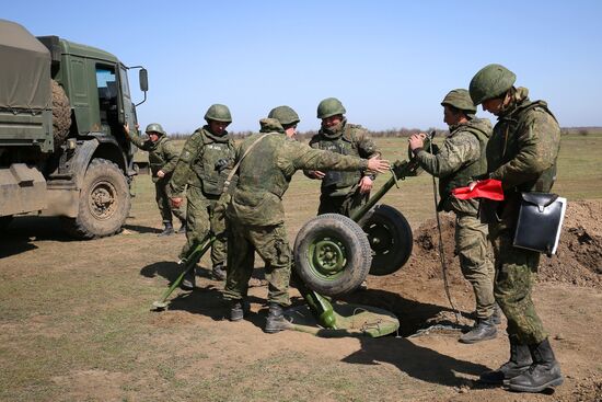 2018 Masters of Artillery Fire contest in Southern Military District