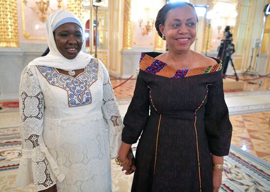 Russian President Vladimir Putin receives credentials from foreign ambassadors