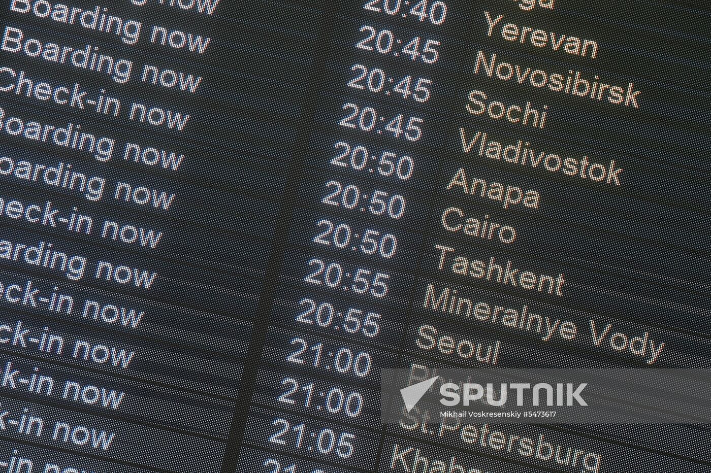 Aeroflot performs first flight from Moscow to Cairo
