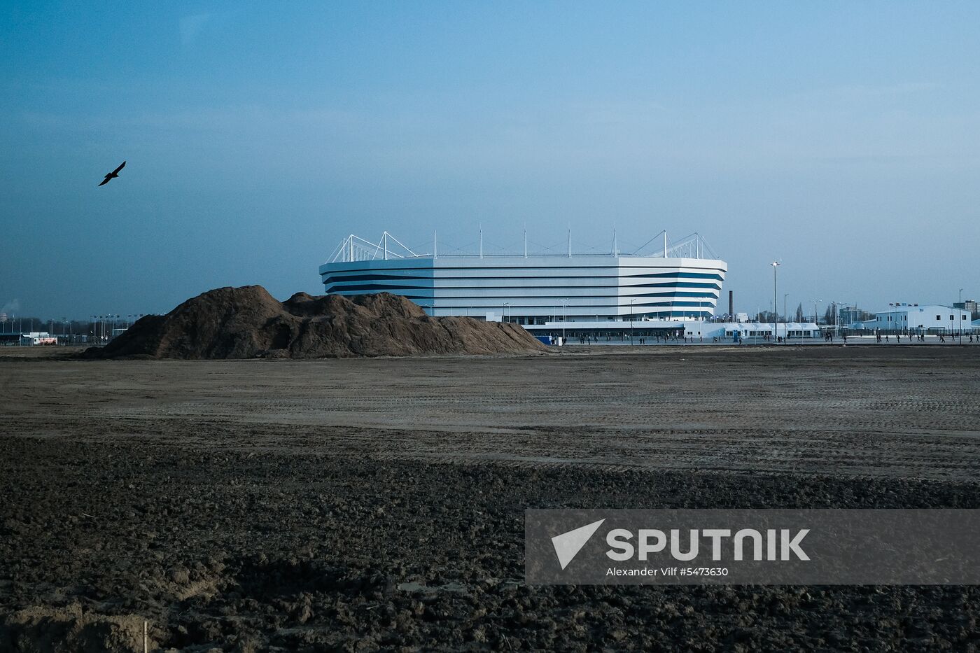 Football. Kaliningrad Stadium hosts first official match