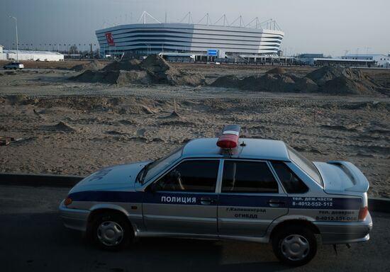 Football. Kaliningrad Stadium hosts first official match
