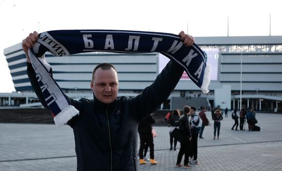 Football. Kaliningrad Stadium hosts first official match
