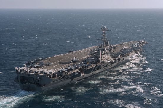 United States Navy strike group led by USS Harry S. Truman leaves port of Norfolk