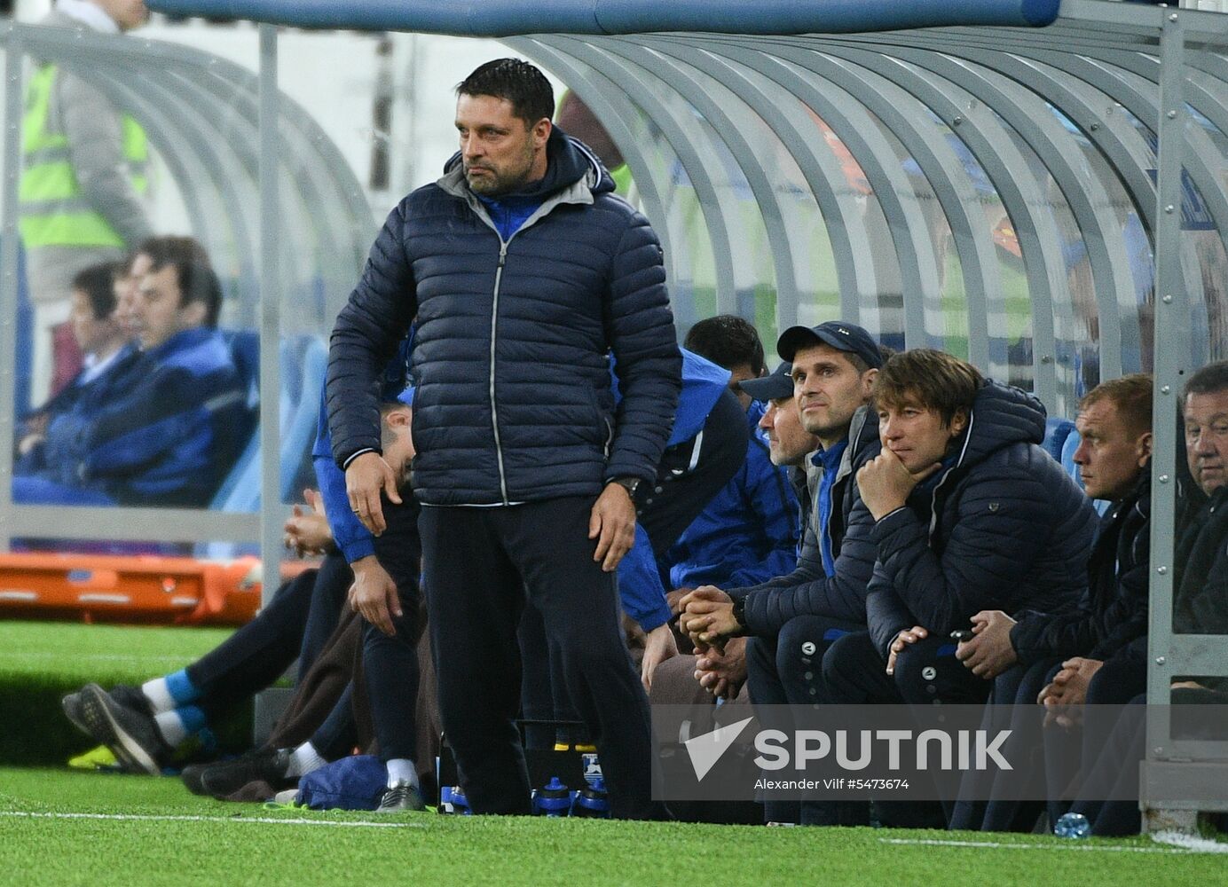 Football. Kaliningrad Stadium hosts first official match