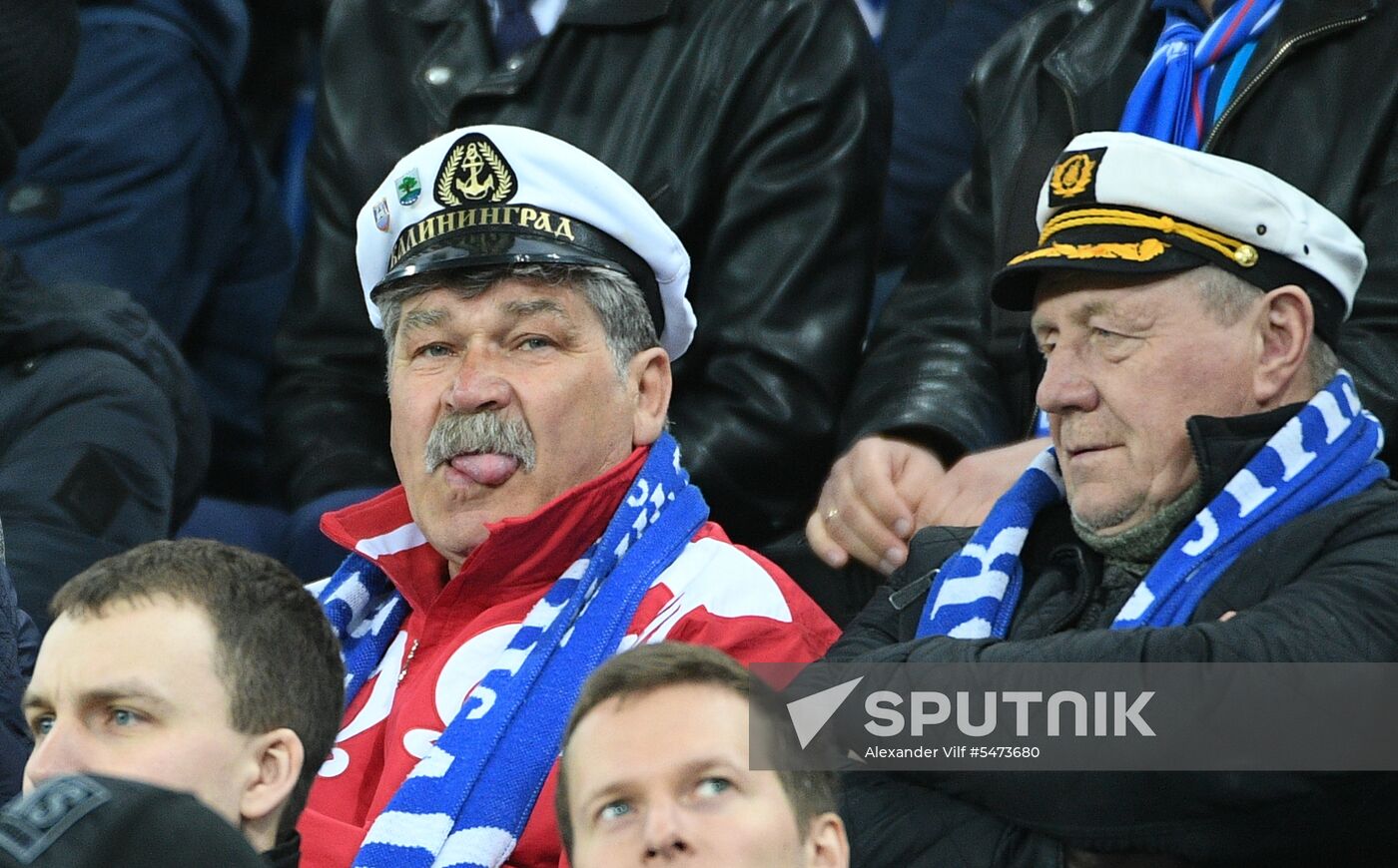 Football. Kaliningrad Stadium hosts first official match