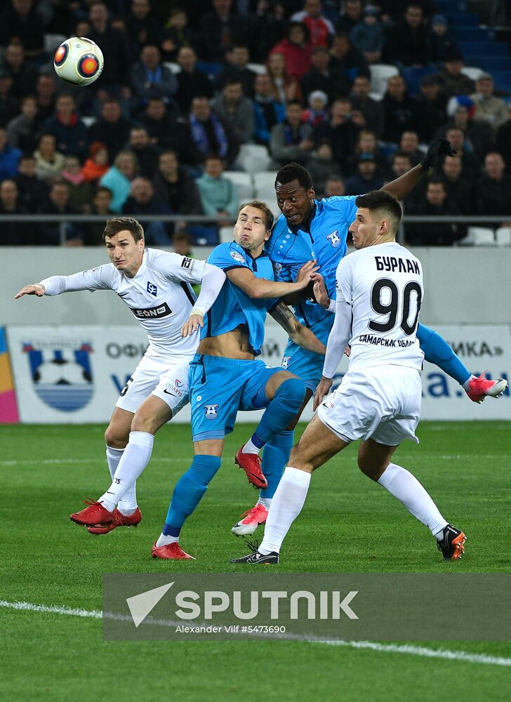 Football. Kaliningrad Stadium hosts first official match