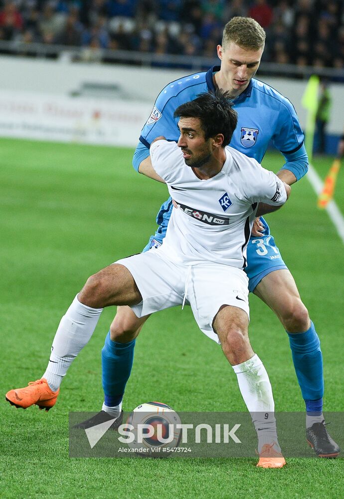 Football. Kaliningrad Stadium hosts first official match