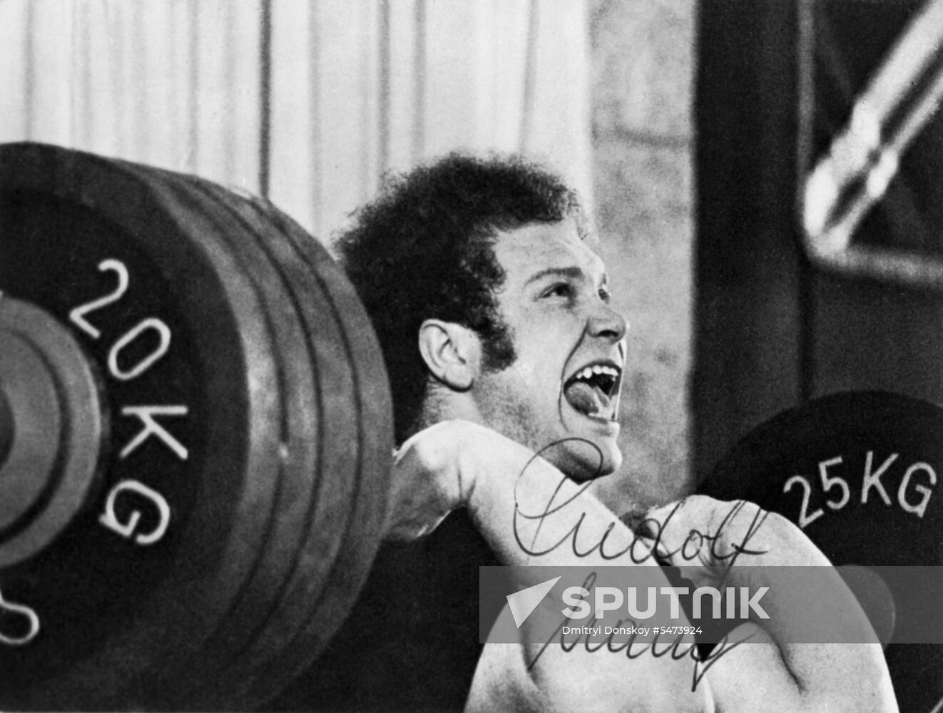 Weight-lifter Rudolf Mang