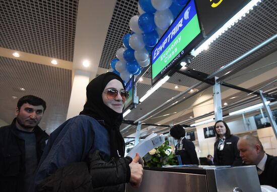 First Cairo-Moscow flight by EgyptAir Airlines