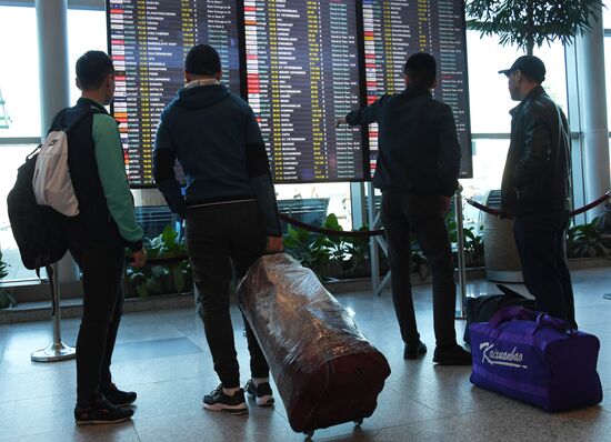 First Cairo-Moscow flight by EgyptAir Airlines