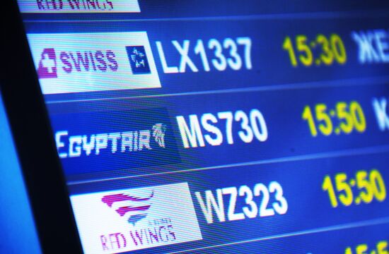 First Cairo-Moscow flight by EgyptAir Airlines
