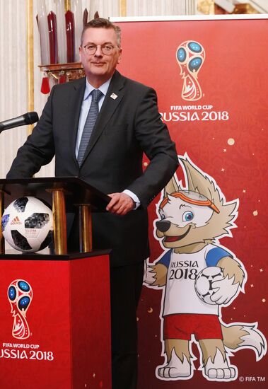 Presentation of 2018 FIFA World Cup at Russian Embassy in Berlin