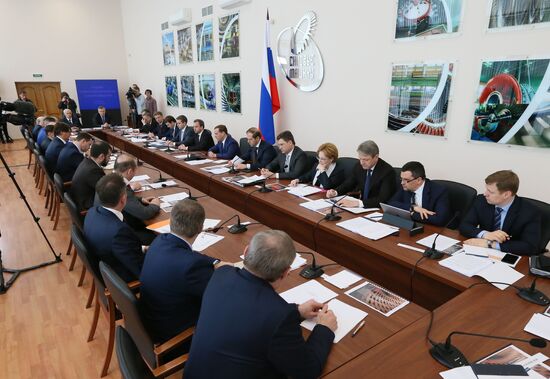 Russian Prime Minister Dmitry Medvedev's working trip to St. Petersburg