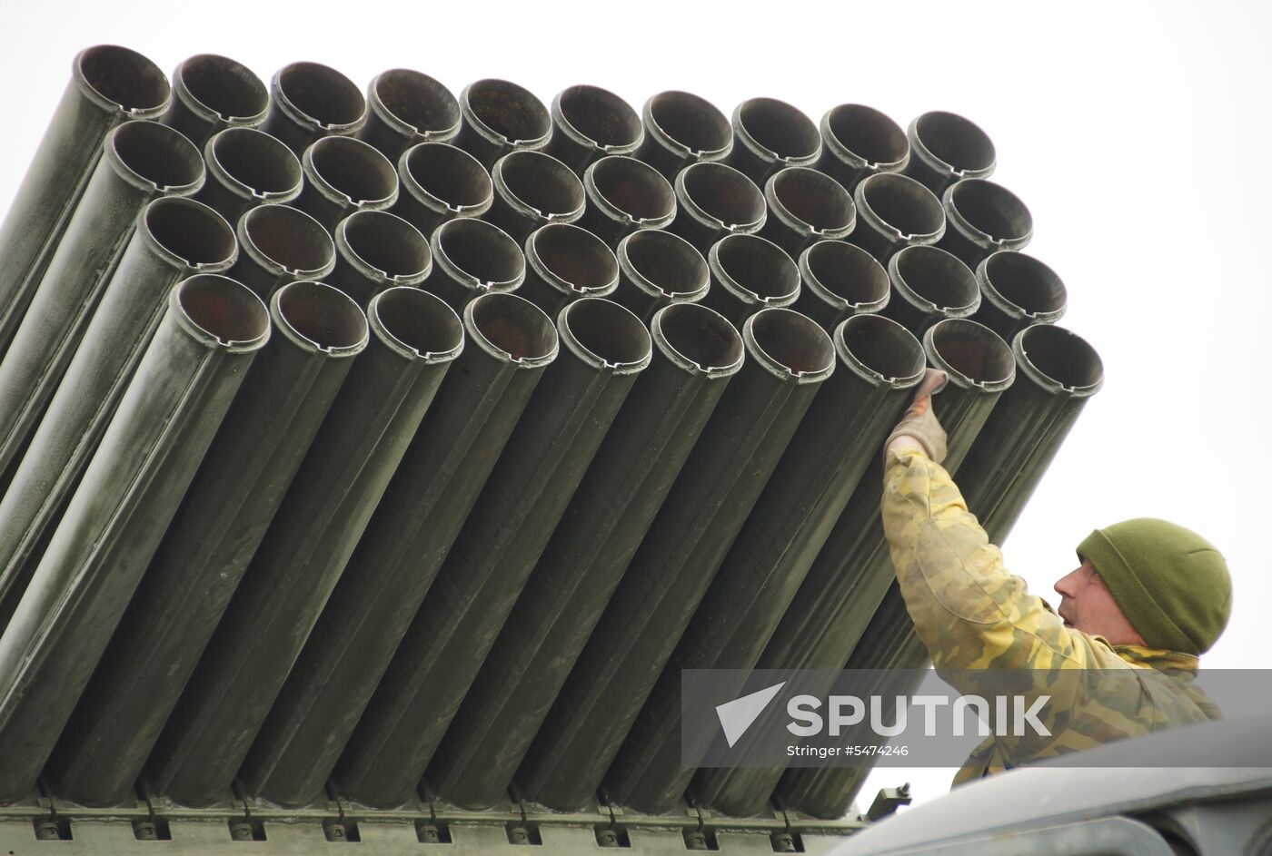 Military equipment in Luhansk region