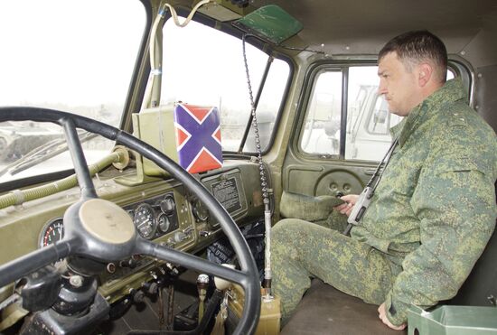 Military equipment in Luhansk region