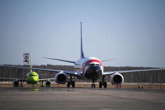First Cairo-Moscow flight by EgyptAir Airlines