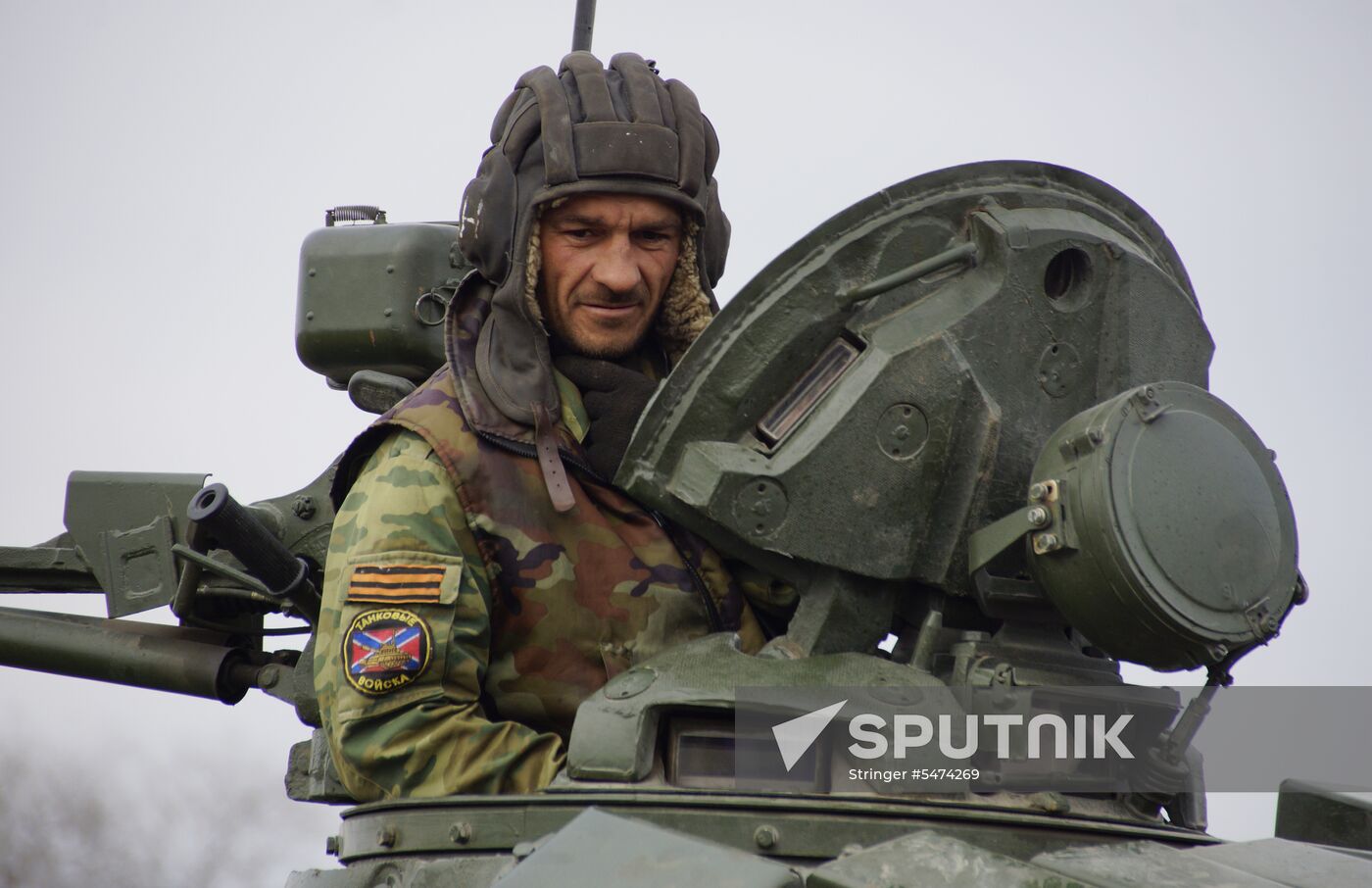 Military equipment in Luhansk region