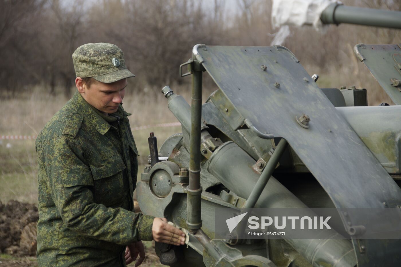 Military equipment in Luhansk region