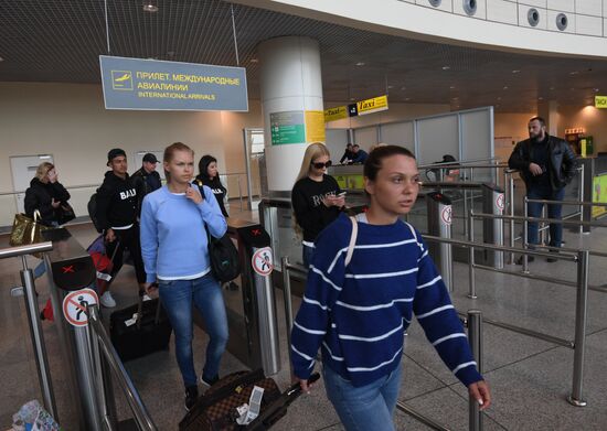 First Cairo-Moscow flight by EgyptAir Airlines