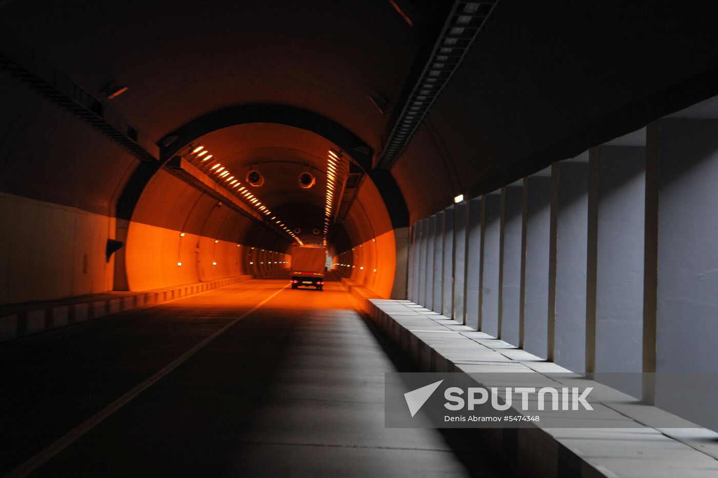 Road maintenance in North Ossetia