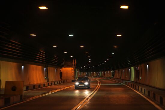 Road maintenance in North Ossetia