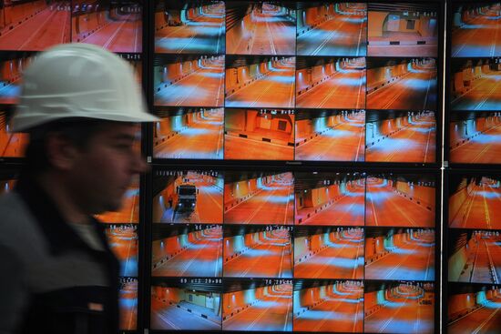 Road maintenance in North Ossetia