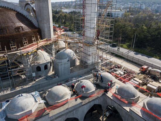 Construction of Cathedral Mosque in Simferopol