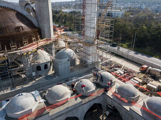 Construction of Cathedral Mosque in Simferopol