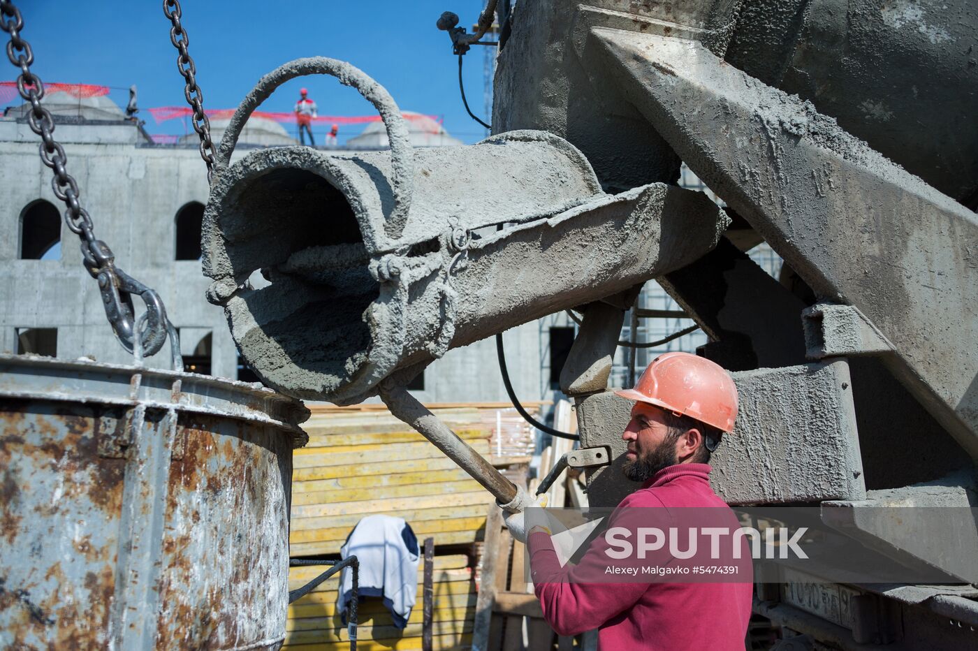 Construction of Cathedral Mosque in Simferopol
