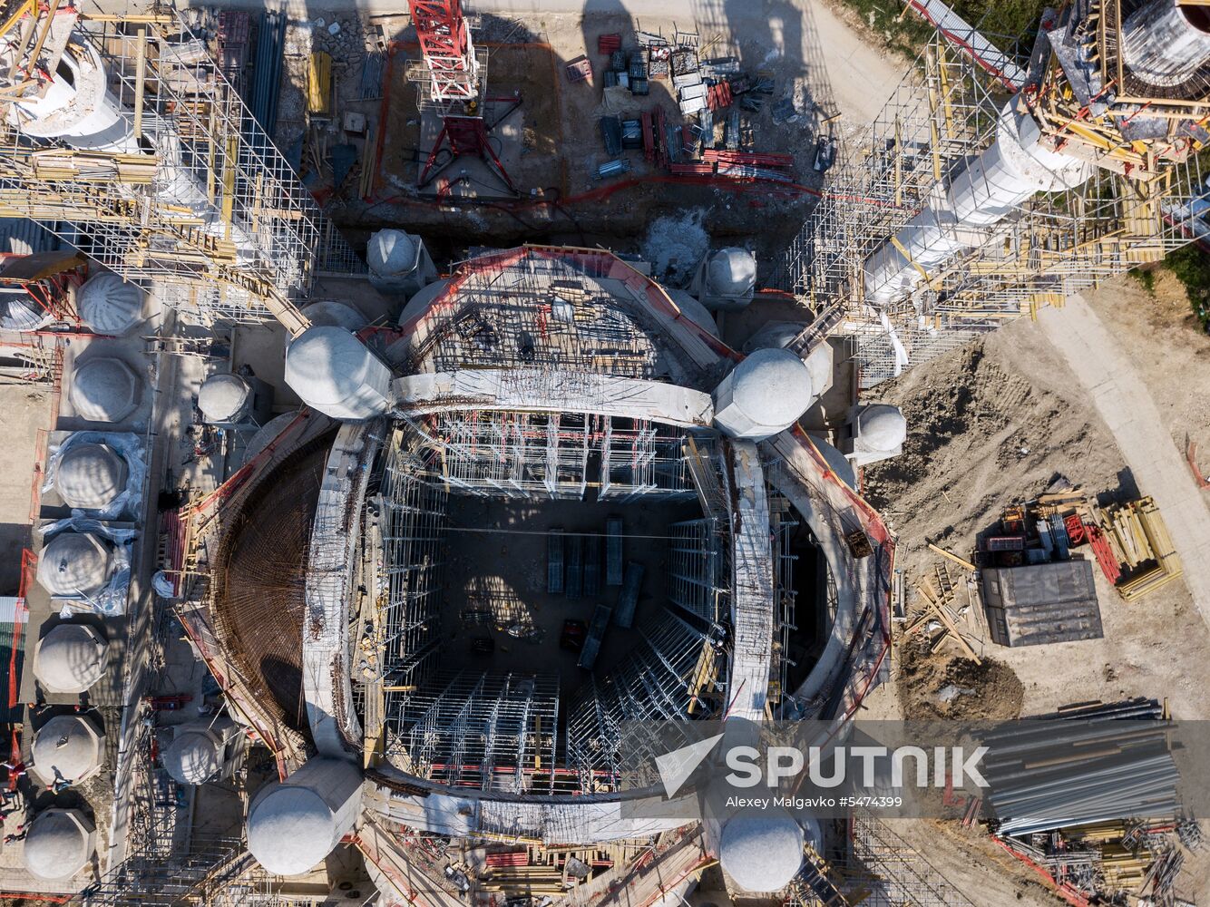 Construction of Cathedral Mosque in Simferopol