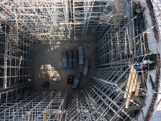 Construction of Cathedral Mosque in Simferopol