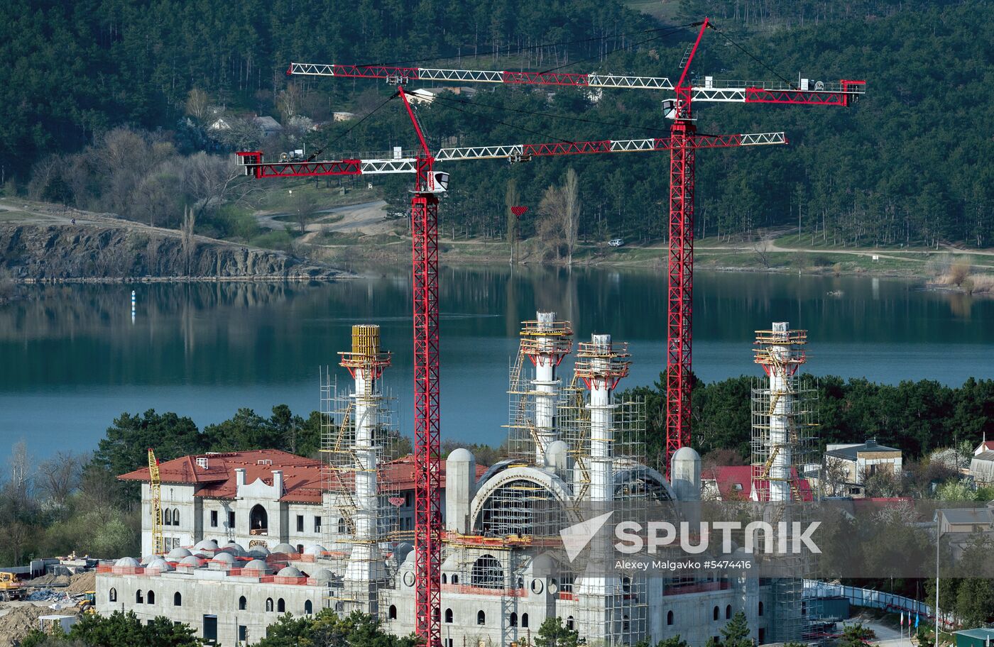 Construction of Cathedral Mosque in Simferopol