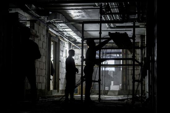 Construction of Cathedral Mosque in Simferopol