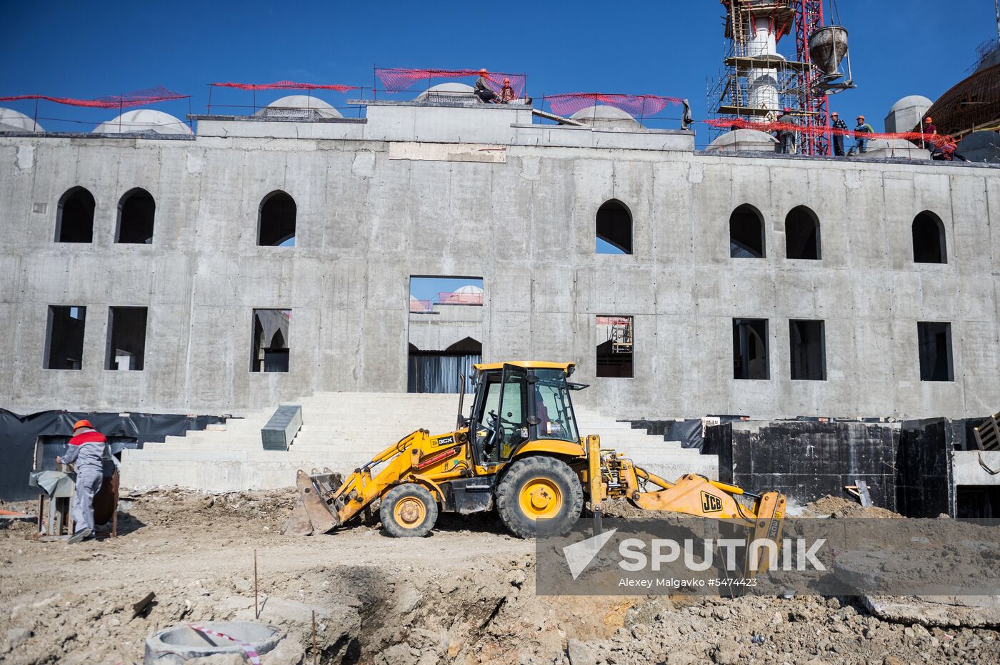 Construction of Cathedral Mosque in Simferopol