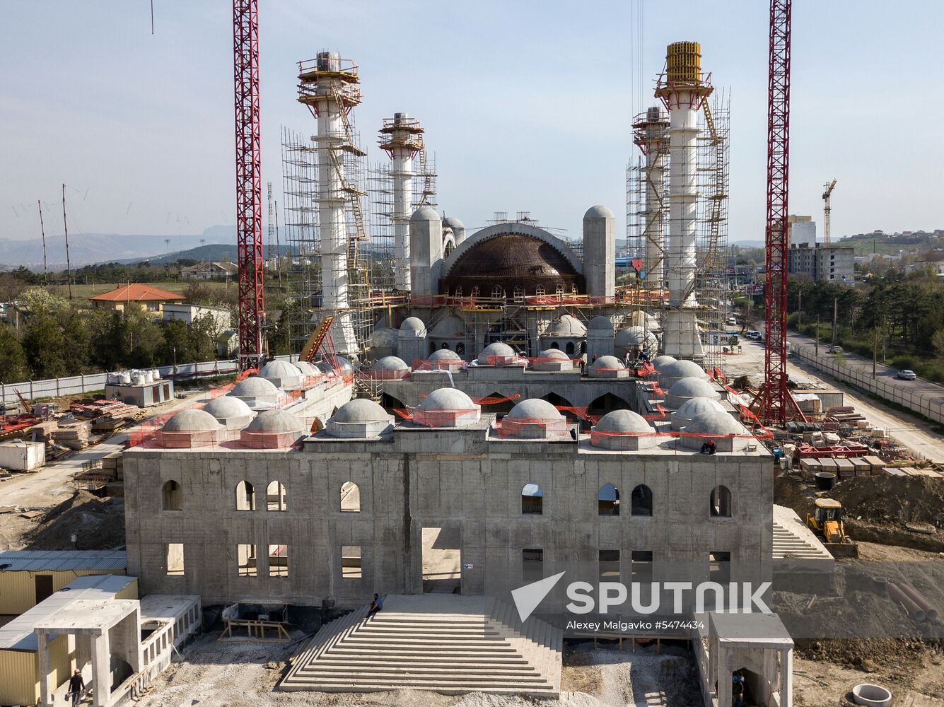 Construction of Cathedral Mosque in Simferopol