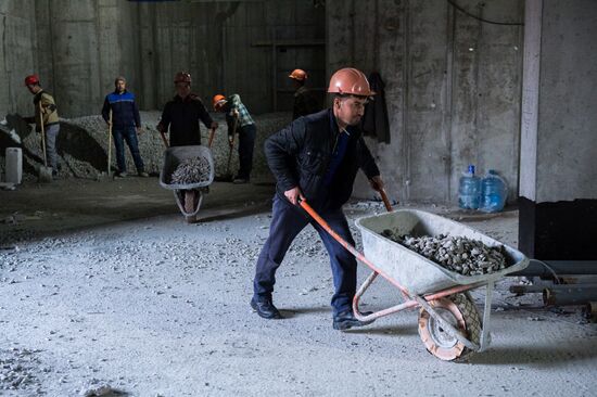 Construction of Cathedral Mosque in Simferopol