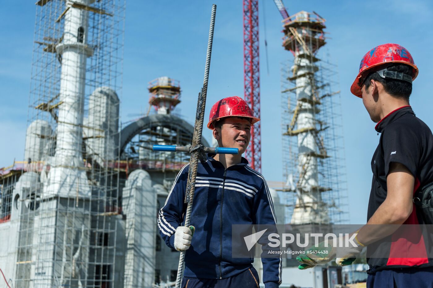 Construction of Cathedral Mosque in Simferopol