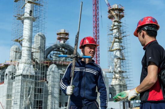 Construction of Cathedral Mosque in Simferopol
