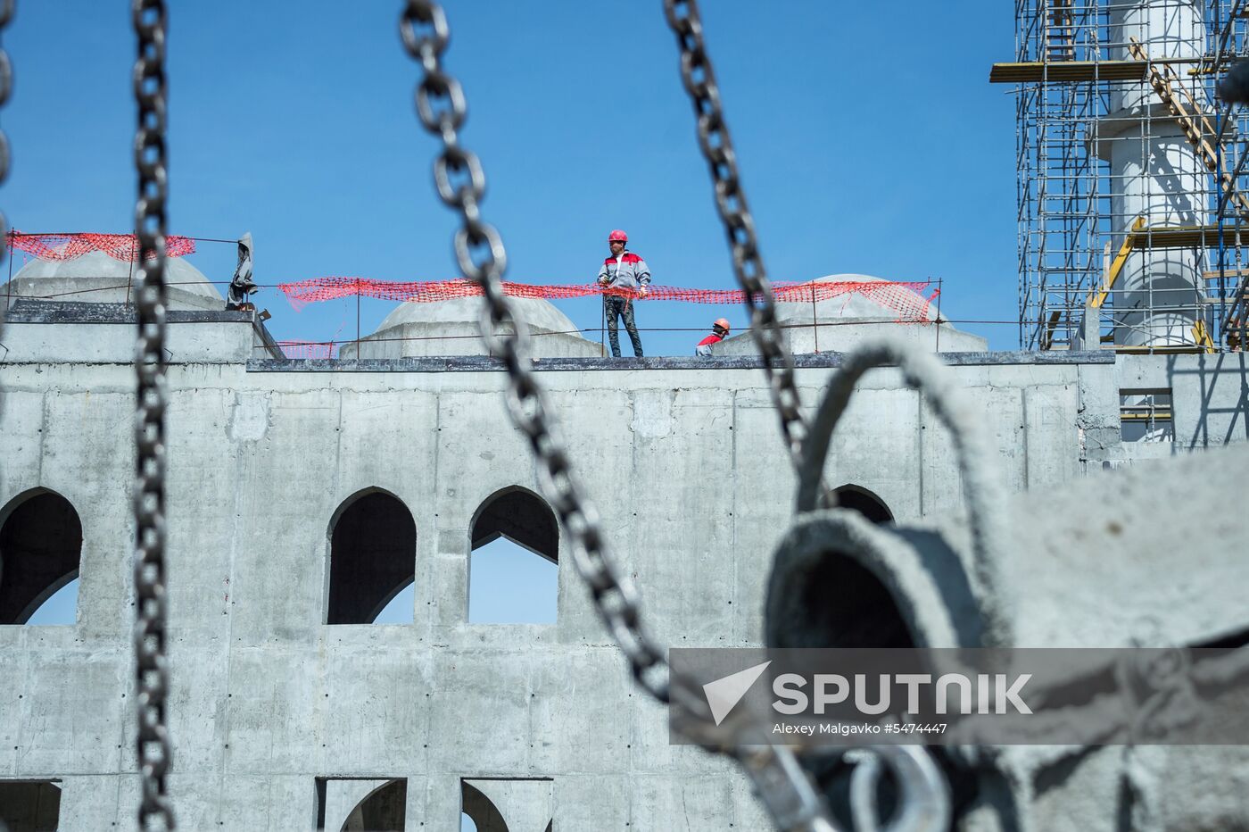 Construction of Cathedral Mosque in Simferopol