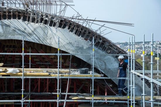 Construction of Cathedral Mosque in Simferopol