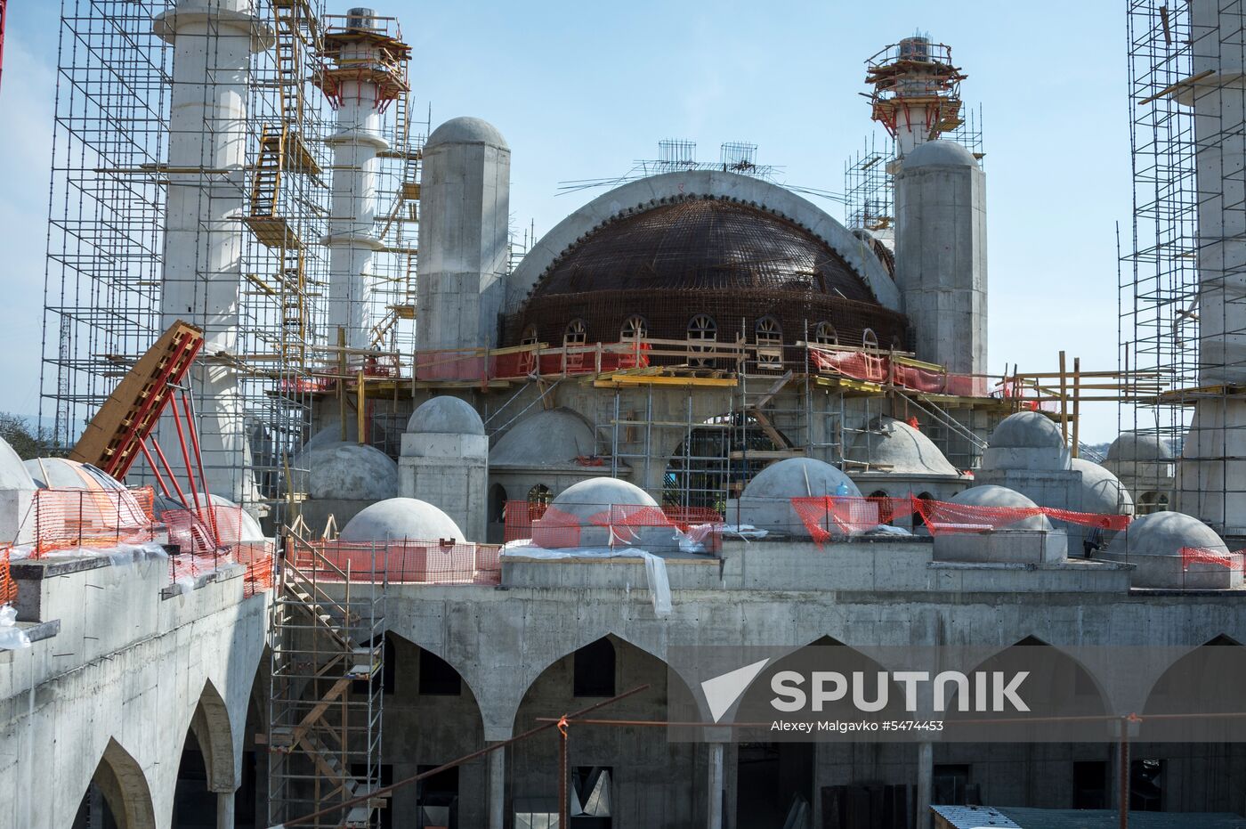 Construction of Cathedral Mosque in Simferopol