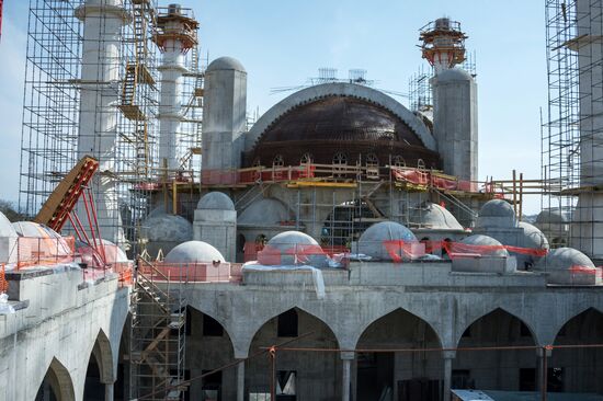 Construction of Cathedral Mosque in Simferopol