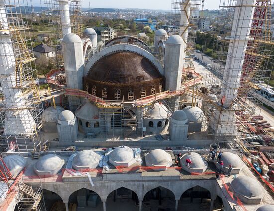 Construction of Cathedral Mosque in Simferopol