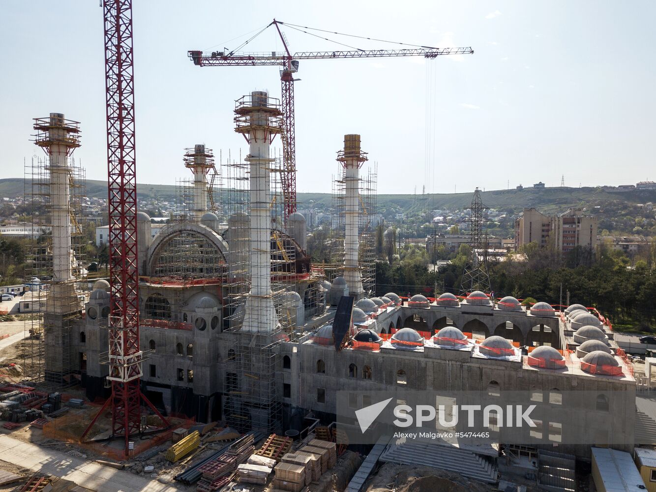 Construction of Cathedral Mosque in Simferopol