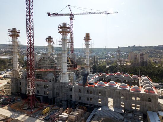 Construction of Cathedral Mosque in Simferopol