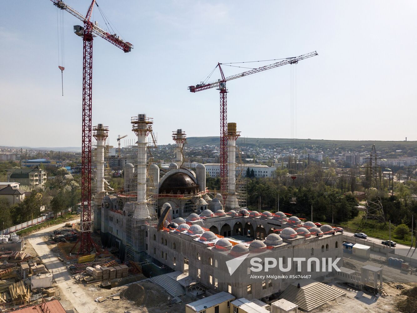 Construction of Cathedral Mosque in Simferopol