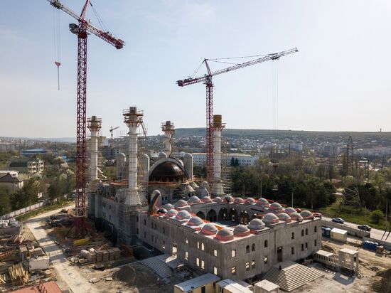 Construction of Cathedral Mosque in Simferopol